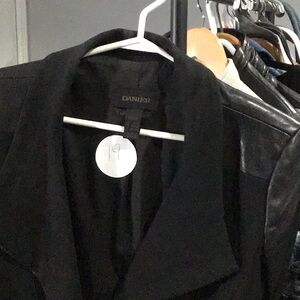 Mix Media Leather Jacket - Danier